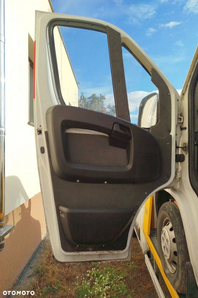 drzwi przód lewe opancerzone BANKOWÓZ kompletne do Fiat ducato III 06-22r boxer jumper II 06-22r, komplet -szyby -zamki -klamki -tapicerka i inne z foto -BEZ lusterka - 2