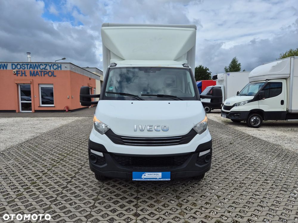 Iveco Daily 50C18 / 35C18 3.0 HPi Hi-Matic, kontener 4.38m x 2.25m x 2.38m , winda 750KG, klimatyzacja, webasto, pneumatyka, HAK 3.5T - 2