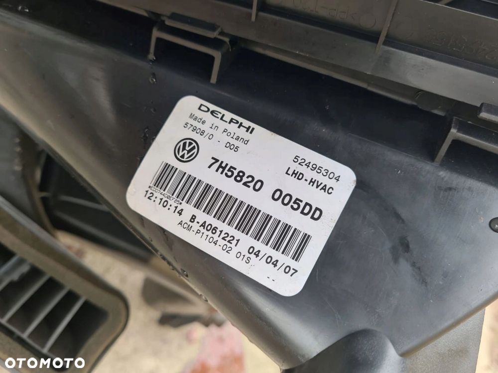 VW T5 MULTIVAN nagrzewnica dmuchawa climatronic 7H5820005DD - 2