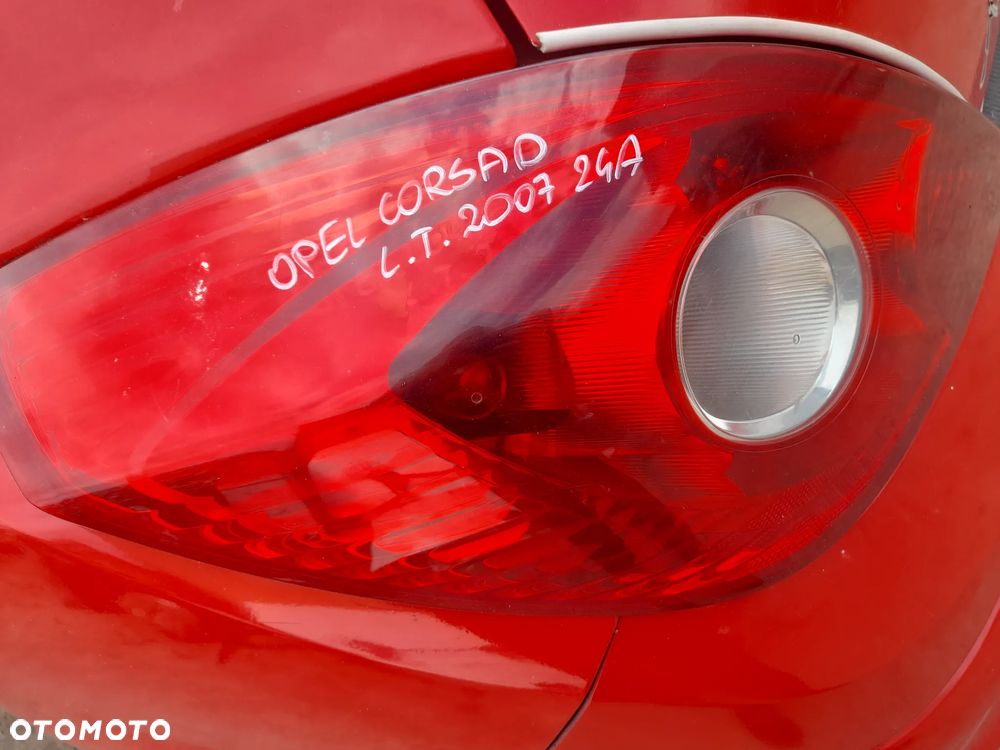 OPEL CORSA D LAMPA LEWY TYŁ LEWA TYLNA - 7