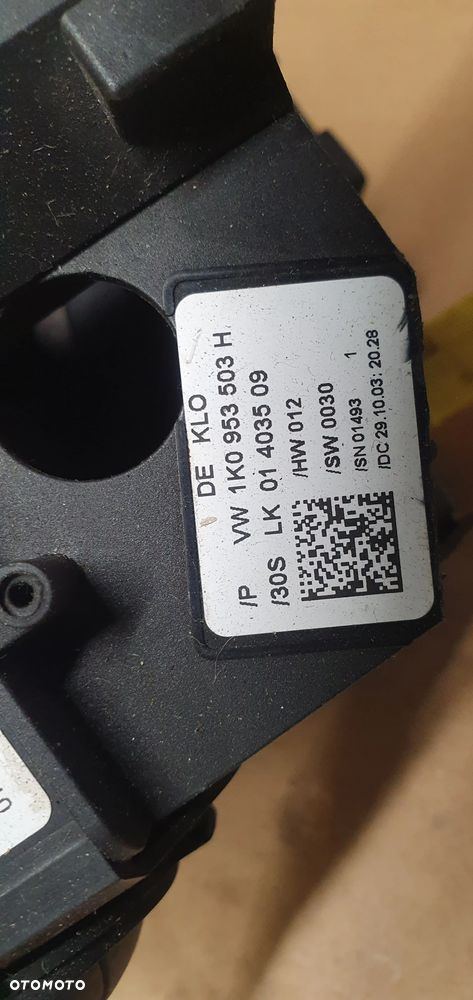 Manetki przełącznik zespolony pająk taśma VW Touran I 1K0953503H - 13