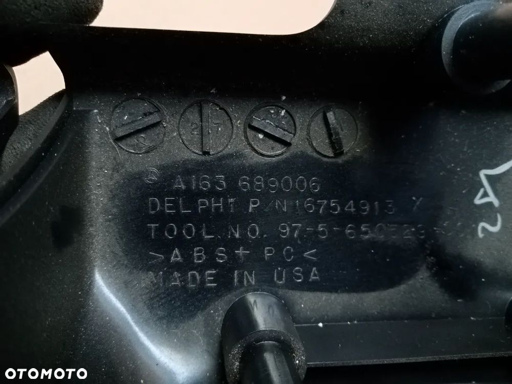 Osłona kolumny kierownicy Mercedes ML W163  A163689006 - 6