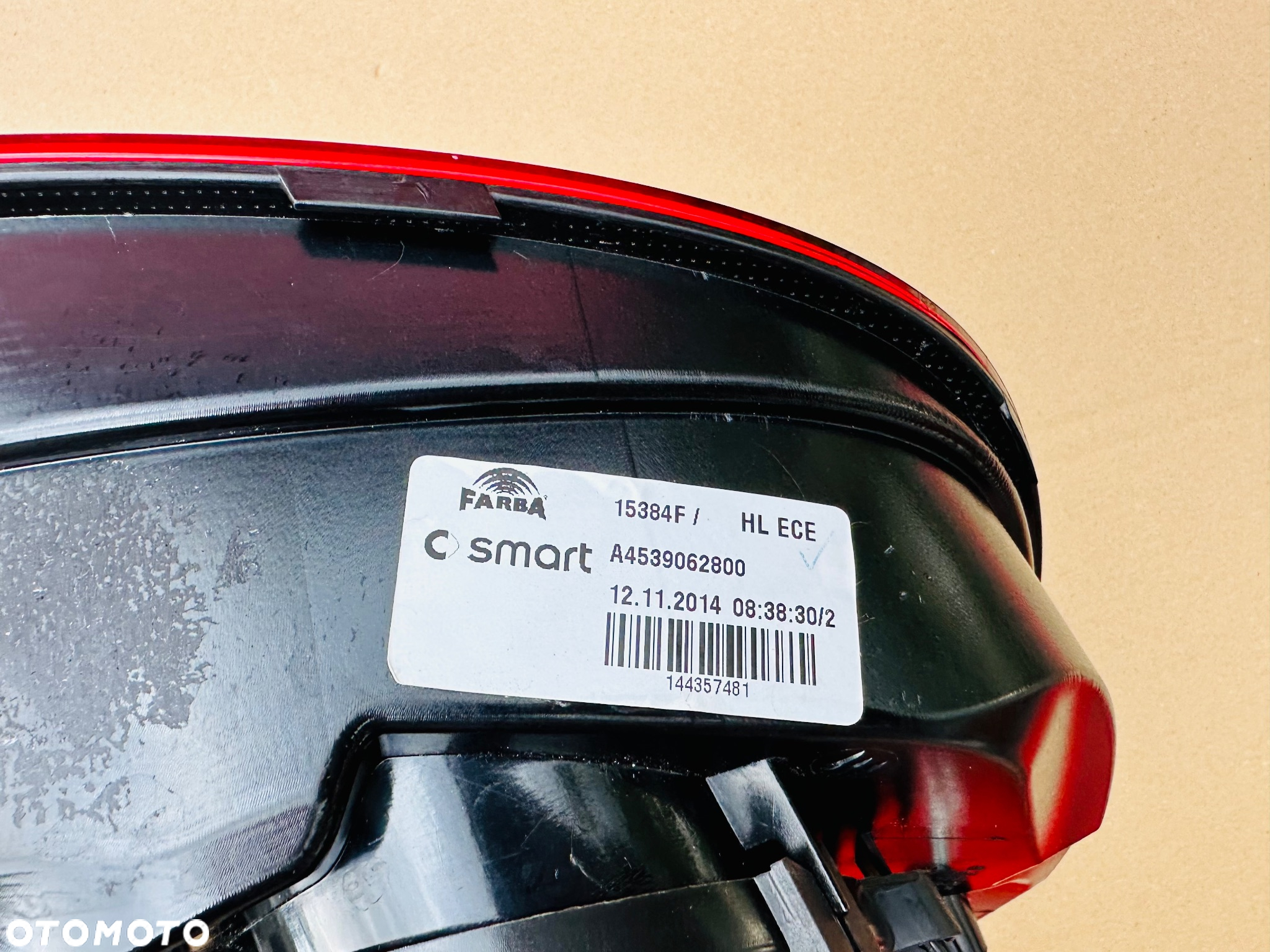 LAMPA TYLNA TYŁ PRAWA SMART FORFOUR IDEALNA EU - 5