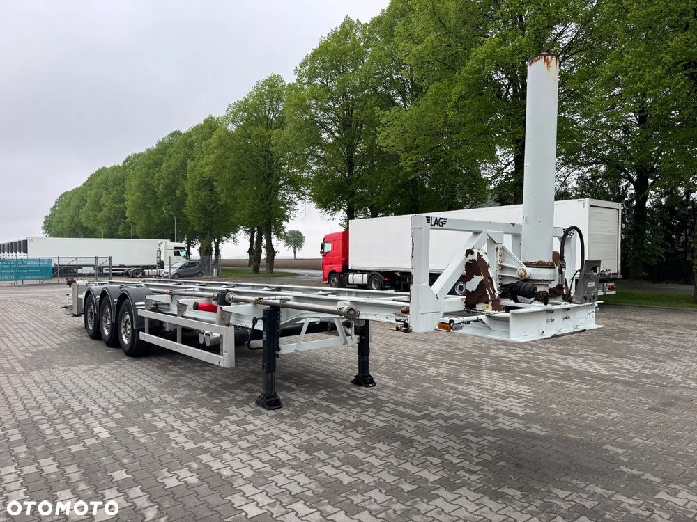 Lag Podkontenerowa z wywrotem !!  Hydraulika!!, 117.000km!! - 3