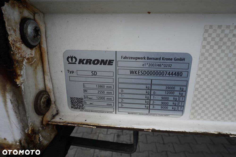 Krone FIRANA OŚ PODNOSZONA * 2017 * - 17