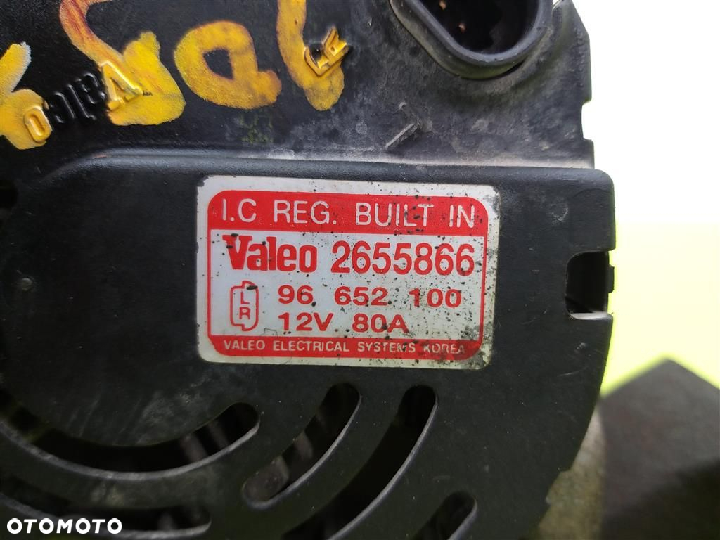 Alternator Chevrolet Kalos AVEO 02–07 1.2 B 75 KM 80A - 5