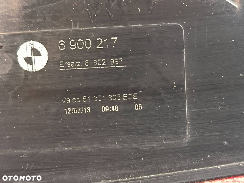 LAMPA W KLAPE PRAWA BMW E39 530D 6900217 - 5