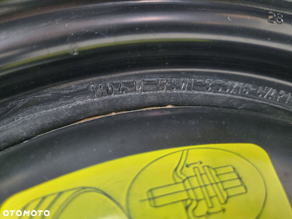 KOŁO DOJAZDOWE Peugeot 3008 5008 dojazdówka 135/90 R16 4x108 Citroen C4 II - 5