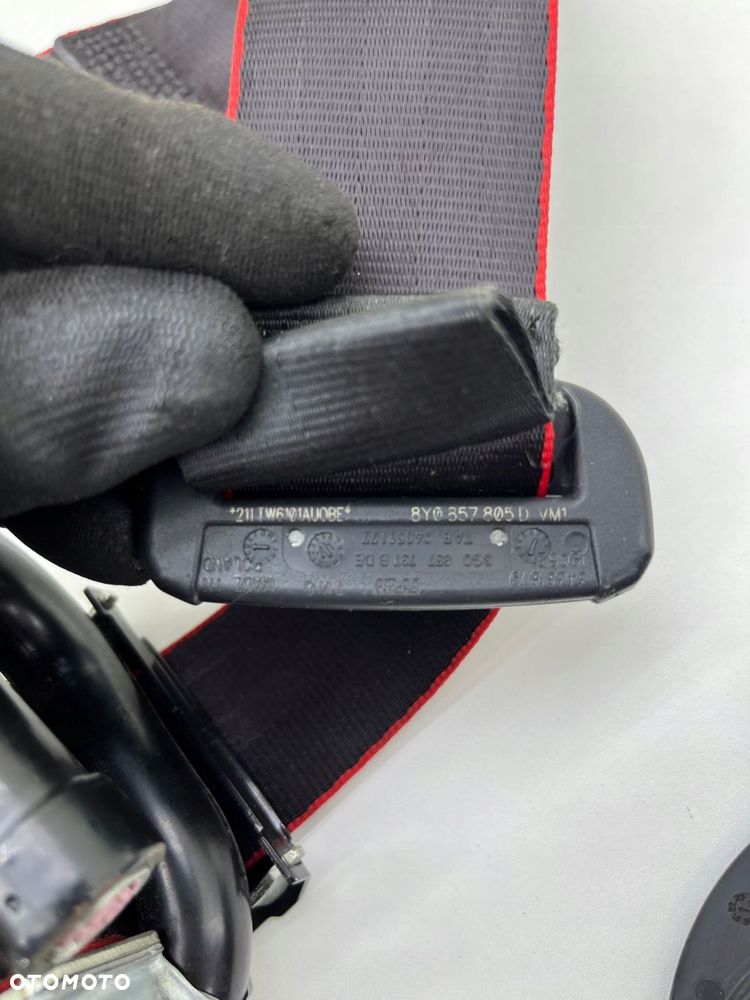 AUDI A3 8Y RS3 PASY BEZPIECZEŃSTWA KOMPLET ORYGINAŁ 8Y0357805D 8Y0857706H - 10