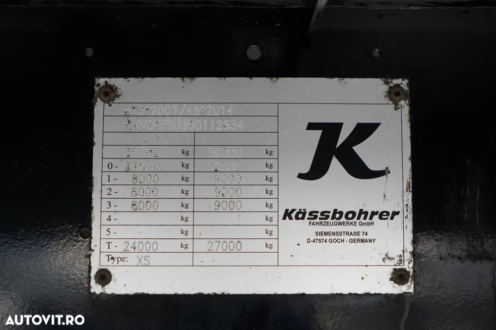 Kaessbohrer CORTINĂ KASSBOHRER / MEGA / LVT / PLATĂ JOSĂ / 2021 - 26