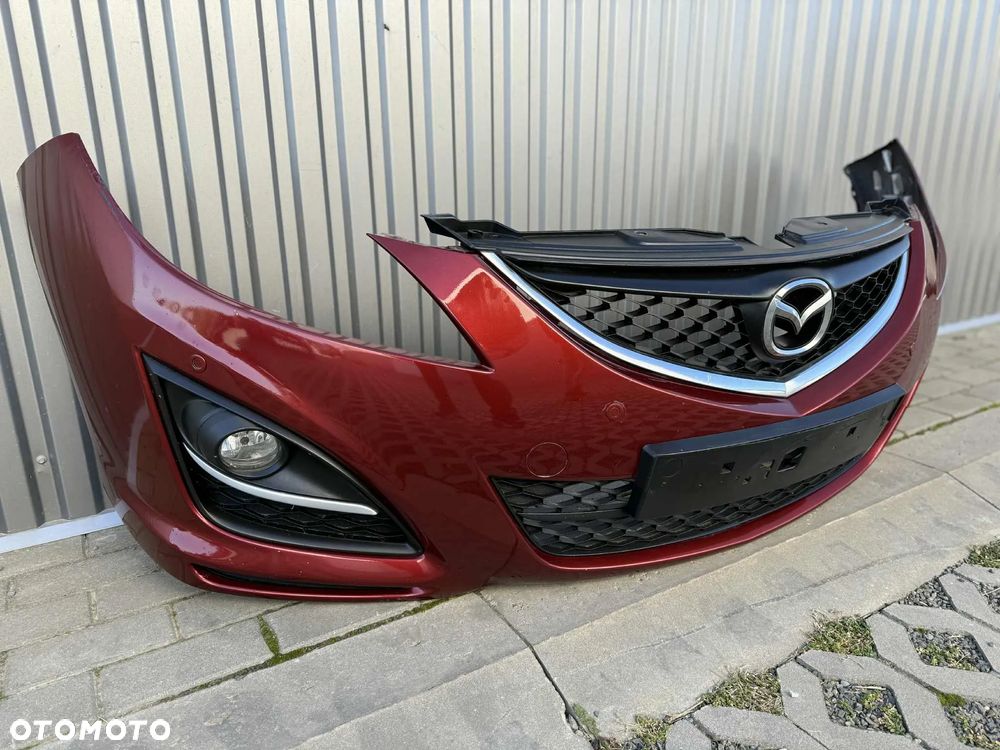 Mazda 6 GH FL Lift Zderzak przód przedni komplet 4xPDC Halogen 32V 2010-12r - 2
