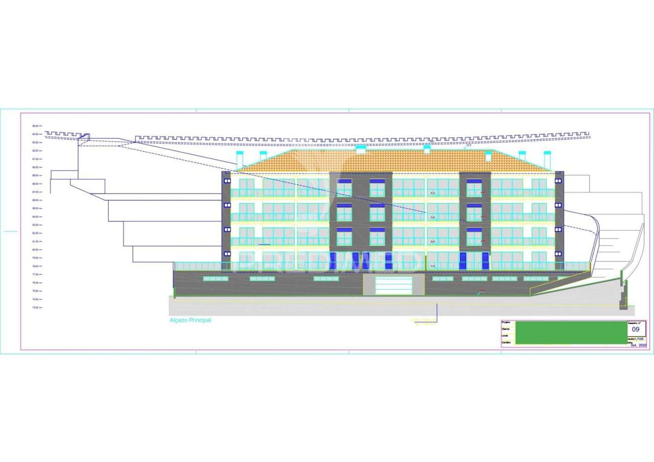 Terreno de 2.590m2 com Projecto Aprovado para 20 Apartamentos T2 em... - Grande imagem: 2/27