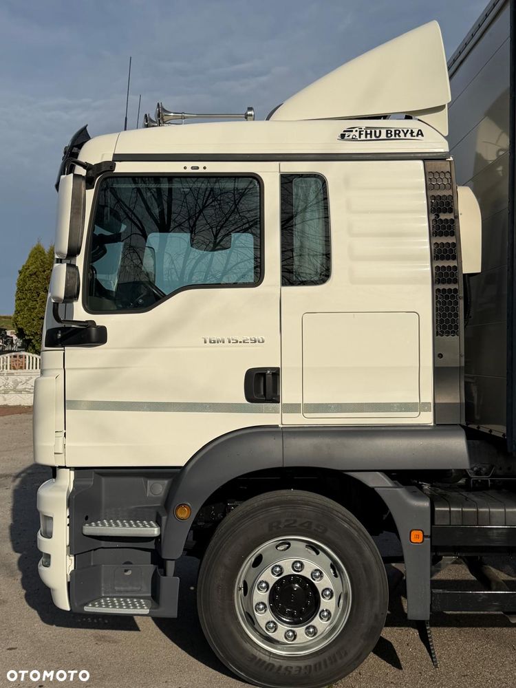 MAN TGM 15.290 / FIRANKA / 2016R / KLIMA POSTOJOWA /SPROWADZONY/ 8T ŁADOWNOŚĆ / 17 PALET / E6  / WINDA / - 18