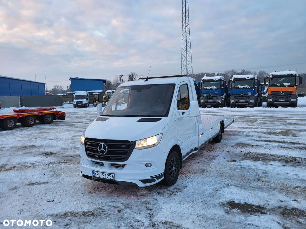 Mercedes-Benz Sprinter 317 Autolaweta najazd alu Hak 3500kg - 19