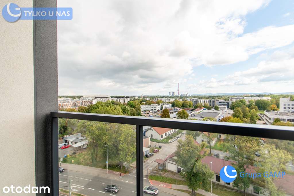*Mogilska Tower* 9. piętro, dwa pokoje, od zaraz!