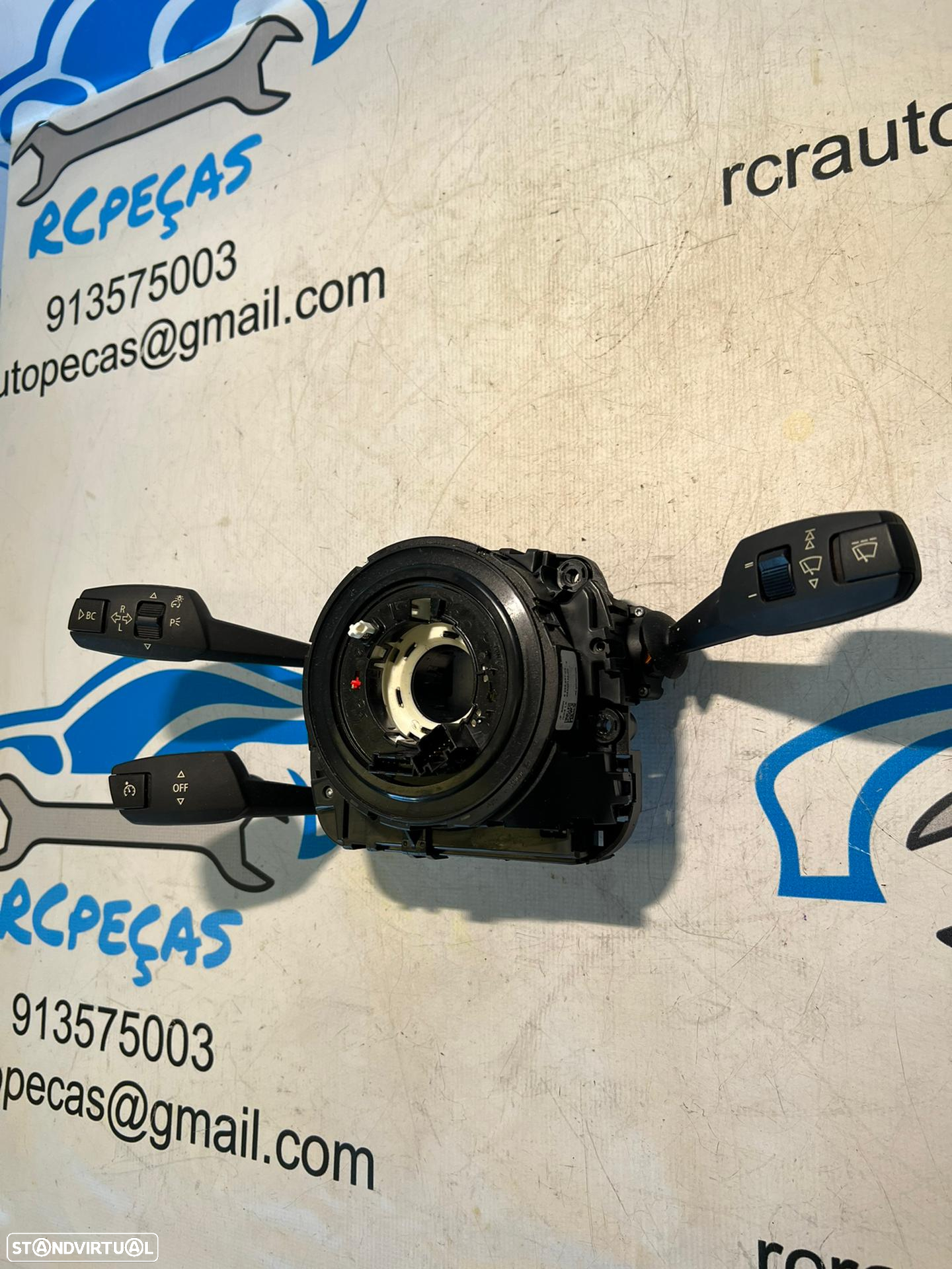 FITA AIRBAG BMW SERIE 1 E88 CABRIO 61319123043 9123043 6989556 SERIE 1 E81 E82 E87 SERIE 3 E90 E91 E92 E93 X1 E84 X5 E70 X6 E71 E72 Z4 E89 MANETE MULTIFUNÇÕES COMUTADOR - 4