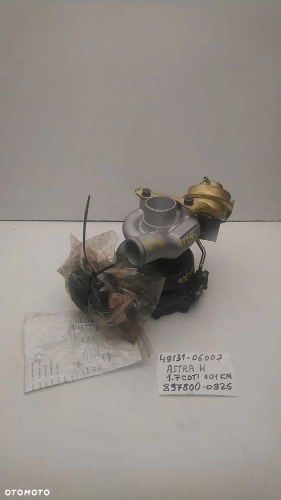 TURBO TURBOSPRĘŻARKA OPEL MERIVA A COMBO C CORSA C ASTRA H III 1.7 CDTI DIEASEL 4510069 / CZERWONA GUMKA - 3