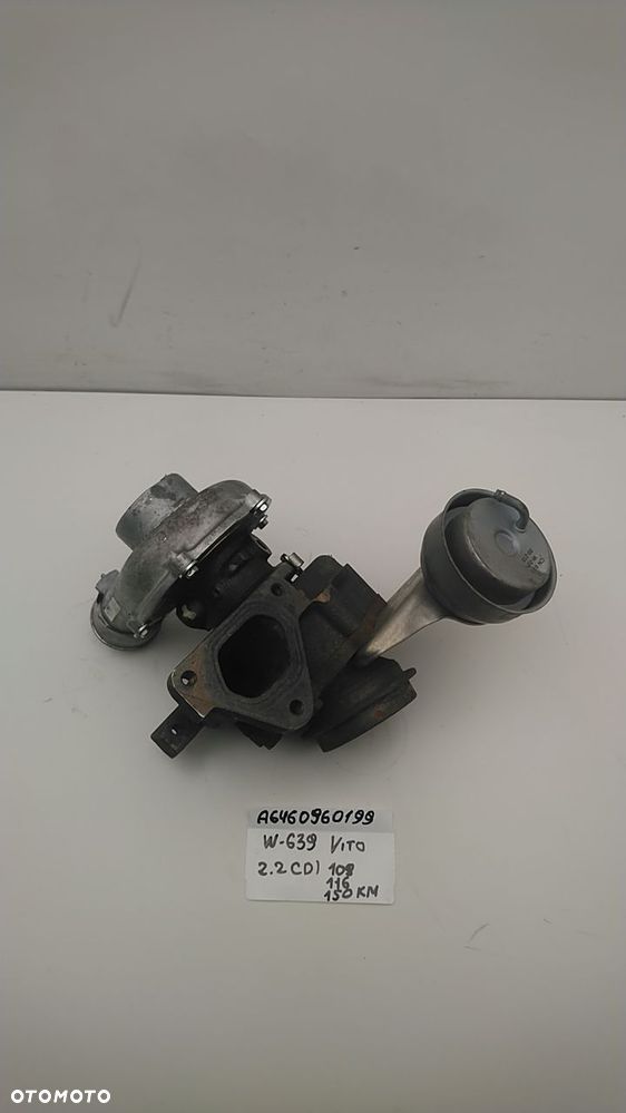 TURBINA 2.1 CDI 2.2 CDI 109KM 110KM 150KM VIANO W639 A6460960199 - 3