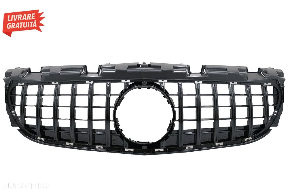 Grila Centrala Mercedes SLC-Class R172 Facelift (2016-2019) GT-R Panamericana Desi- livrare gratuita - 1