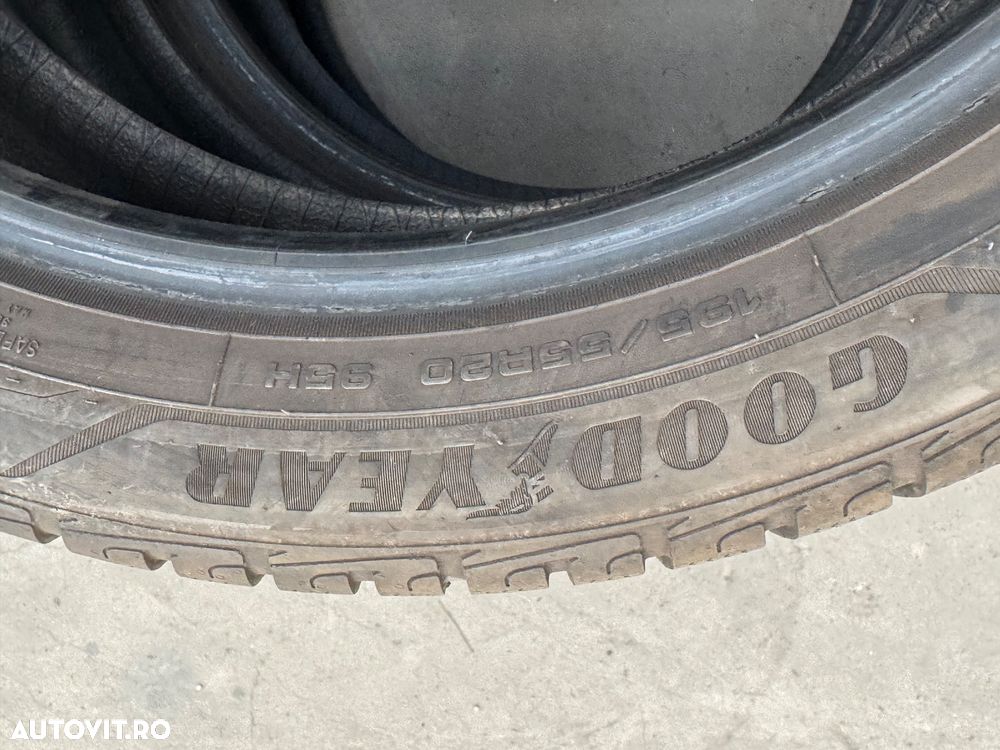 Vând 2 anvelope 195/55/20 goodyear de iarnă ca noi - 5
