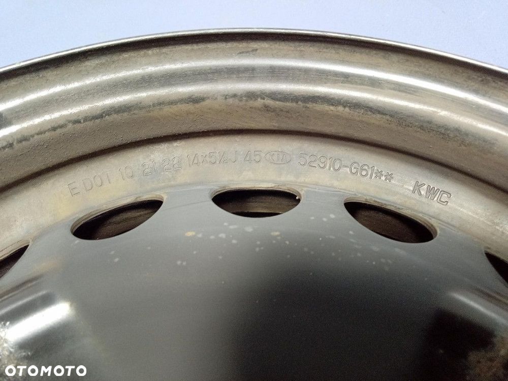 KIA PICANTO III 17- FELGI STALOWE 4x100 5,5Jx14 ET45 15961917822 - 2
