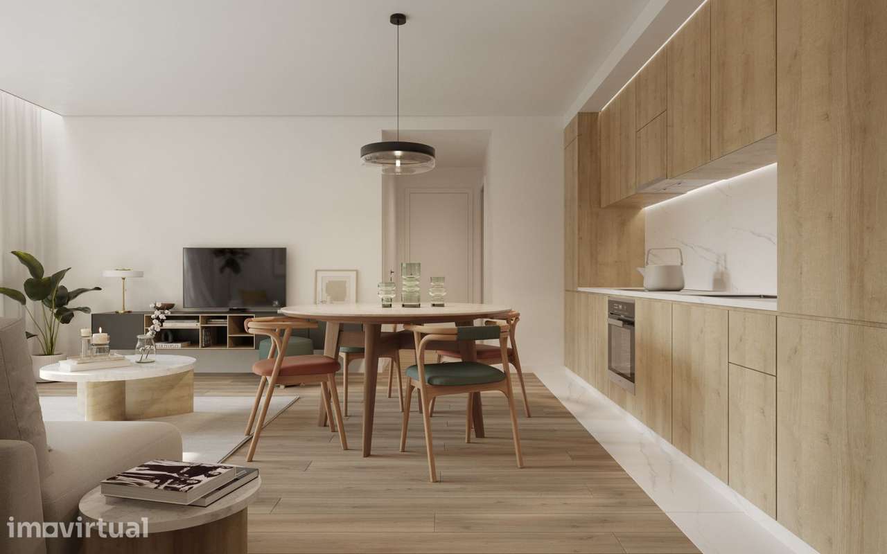 Apartamento T2 Novo Mafamude à Câmara de Gaia e METRO 9º Piso e Ultimo - Grande imagem: 3/17