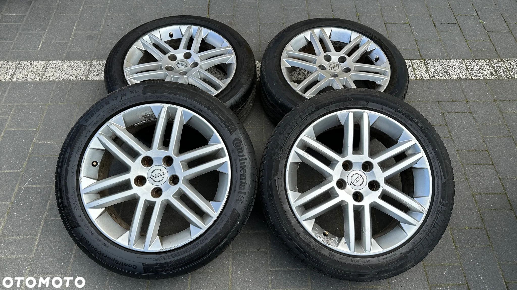 Koła r17 215/50 5x110 opel chevrolet felgi alufelgi et41 - 1
