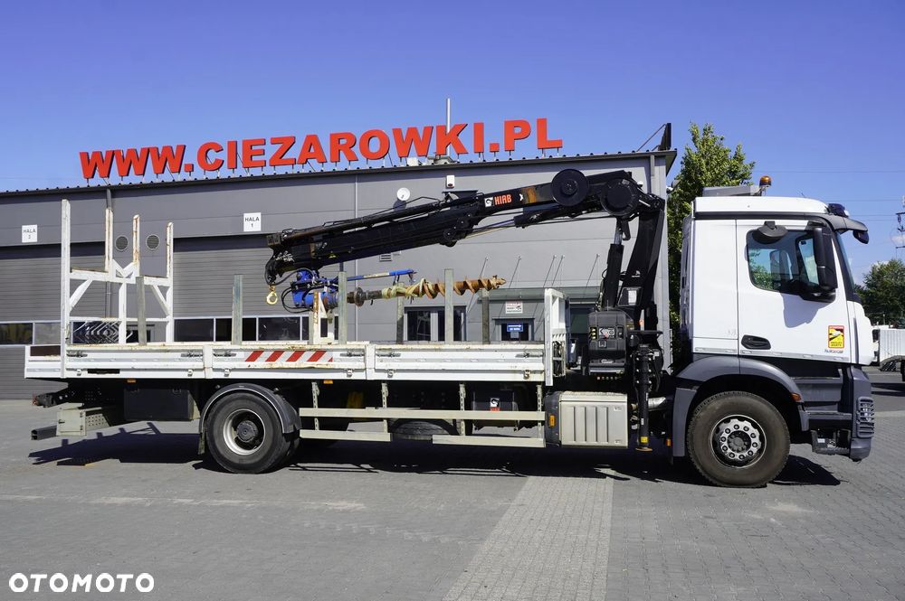 Mercedes-Benz Arocs 1833 4×2 / 50 tys. km! / HDS HIAB X-HIPRO 192 ES-3 / Pilot / Wiertło / 3 szt._260553 - 7