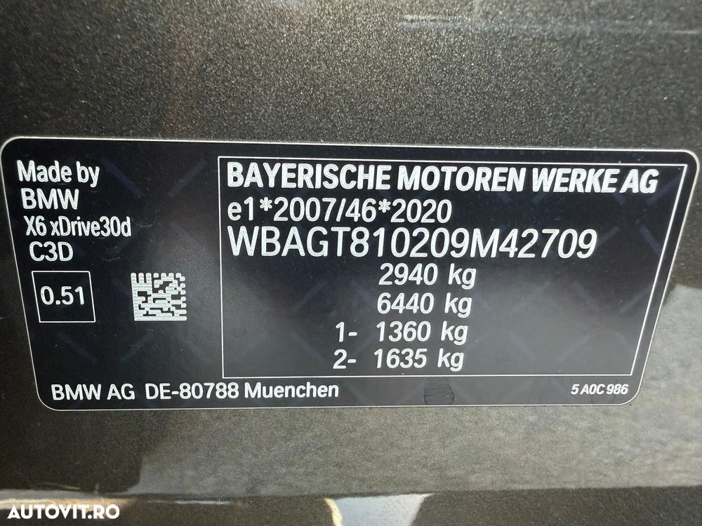 BMW X6 xDrive30d AT MHEV - 9