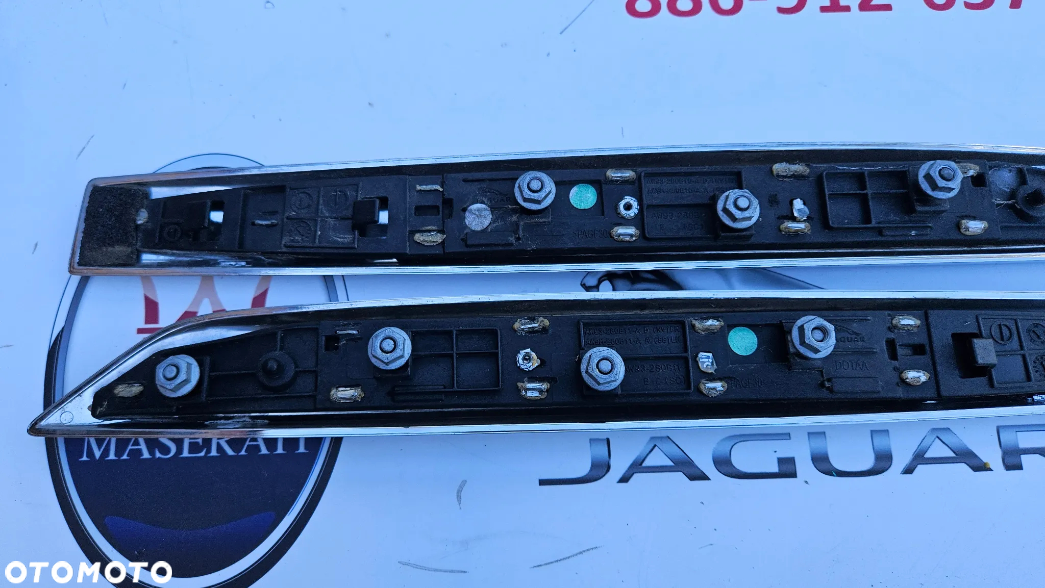 Jaguar XJ 351 Listwa Nakładka Listewka błotnika prawego lub lewego supercharged - 7