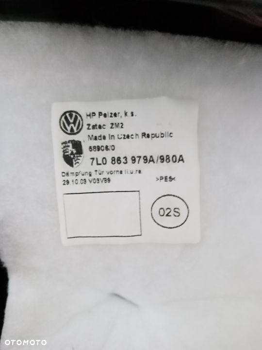 Boczek tapicerka prawy przód przedni VW Touareg 7L - 3