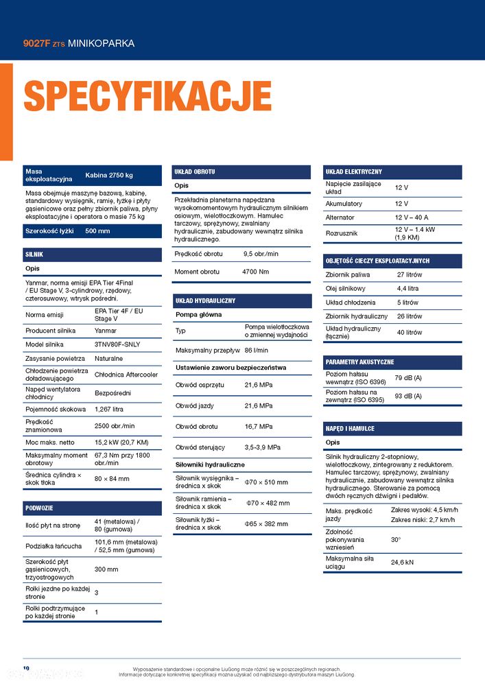 Liu Gong 9027F ZTS - 36