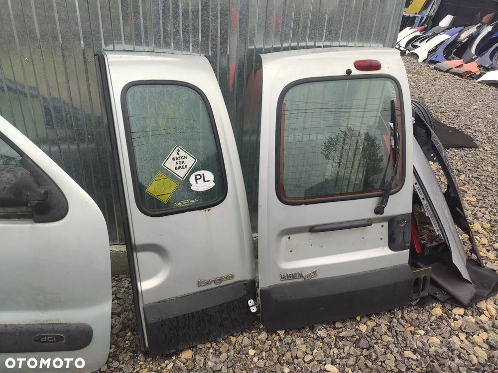 KL Drzwi Prawy Lewy Przód Tył Gołe RENAULT KANGOO I 97- LIFT TEB64 SREBRNE - 8