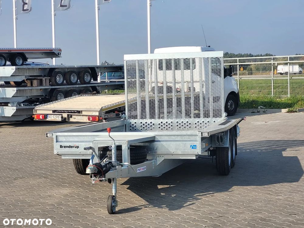 Brenderup DOSTAWA 365x180x25 MT-3651 PRZYCZEPA DWUOSIOWA DO PRZEWOZU MASZYN MINIKOPARKA MOCNA SOLIDNA hamowana - 2