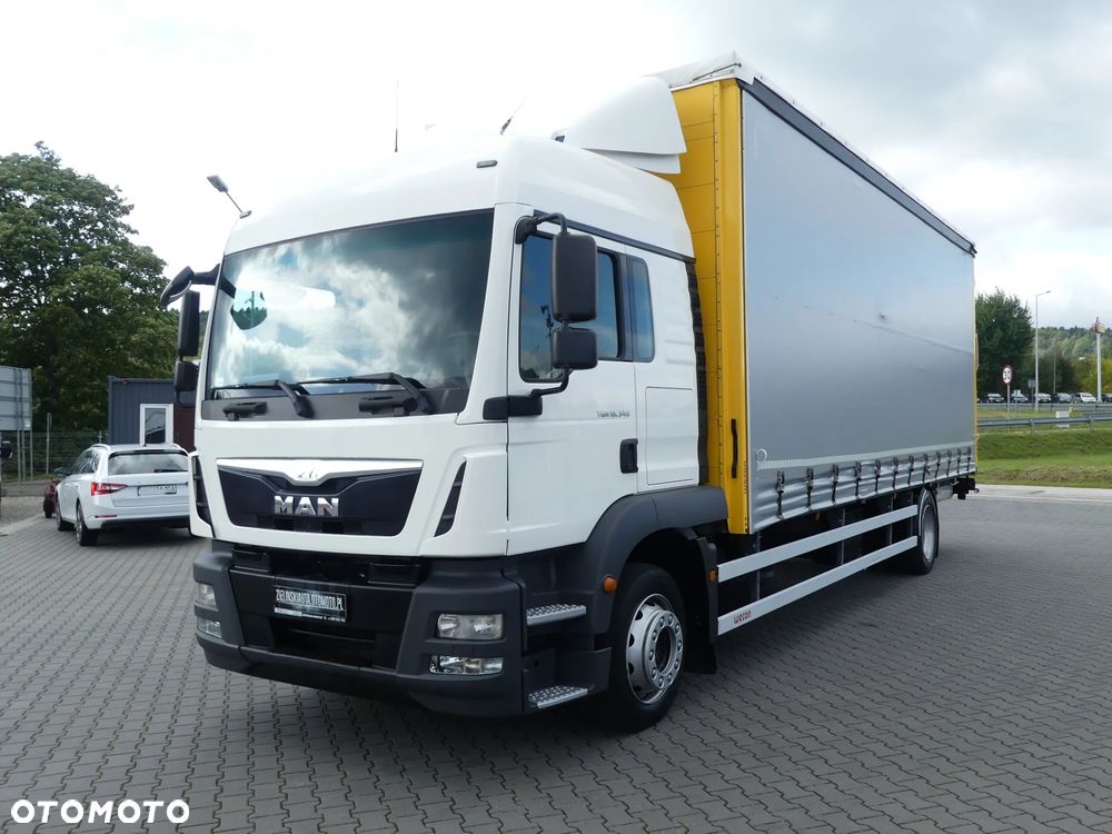 MAN TGM 18.340 / FIRANKA 7.70 + WINDA / ZSUWANY DACH / EURO 6 / - 1