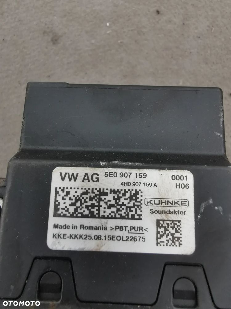 SKODA OCTAVIA III RS 2.0 TSI MODUŁ DŹWIĘKU SILNIKA 5E0907159 4H0907159A - 3