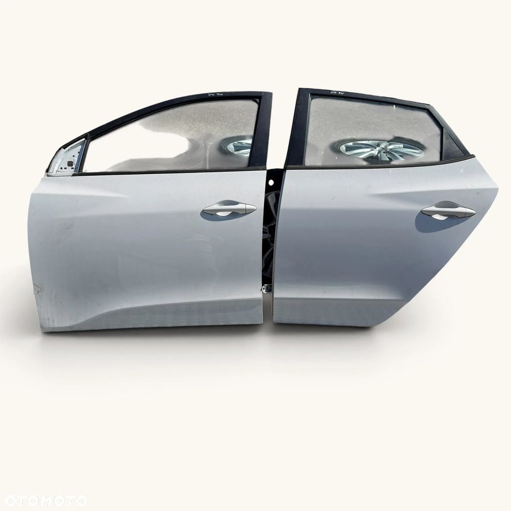 Komplet drzwi lewa strona Hyundai ix35 kolor biały TCW - 2