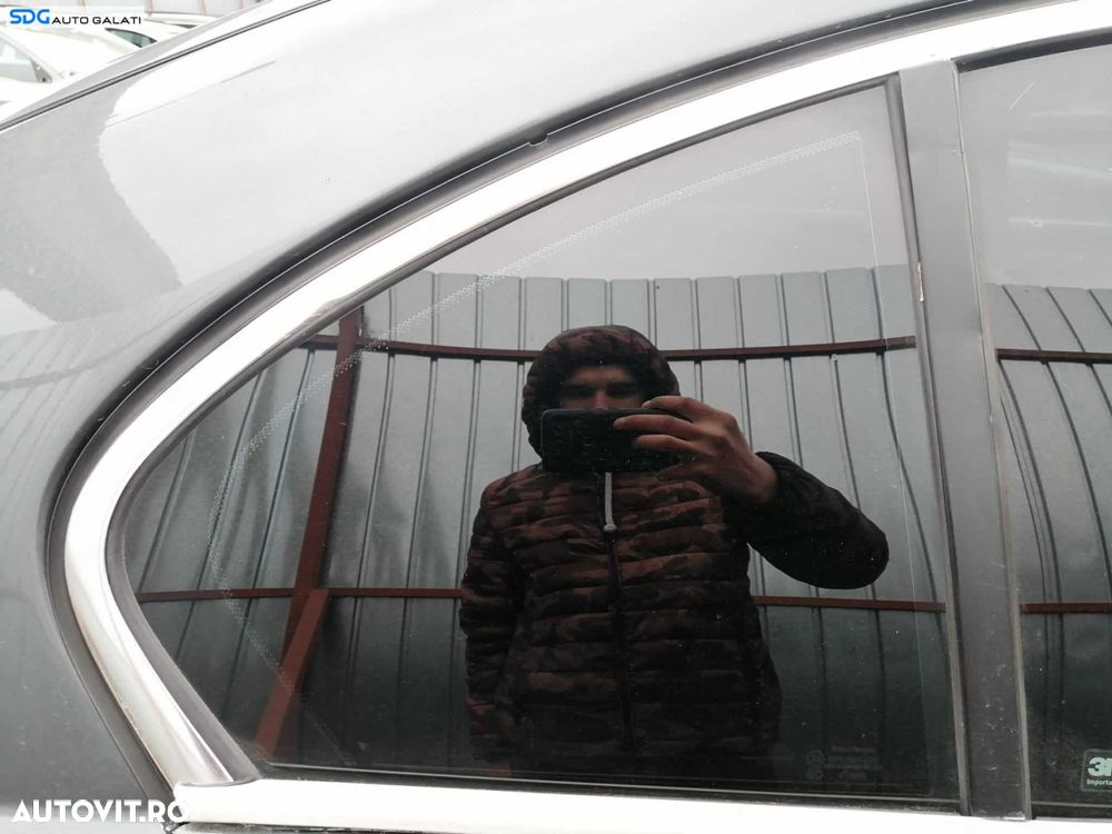 Geam Fix de pe Usa Portiera Dreapta Spate BMW Seria 7 E65 E66 730 3.0 D Facelift 2001 - 2008 - 1