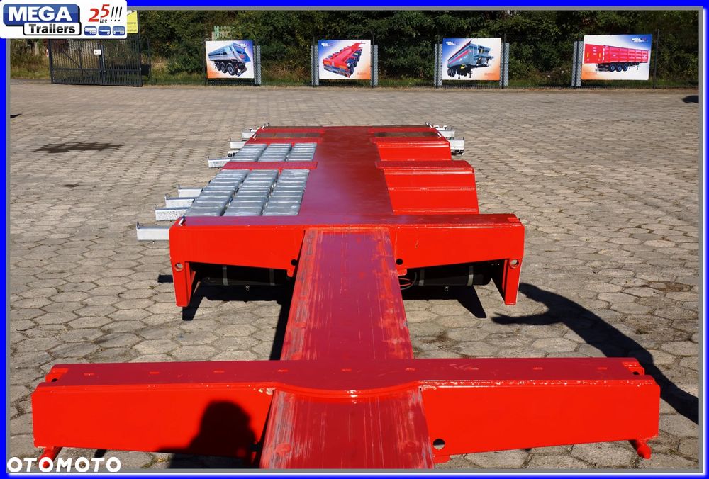 Mega Nisko-podłogowa 3 osie, 18,60 m dł., ZAGŁEBIENIA NA KOŁA pod maszyny leśne i budowlane !!! - 34