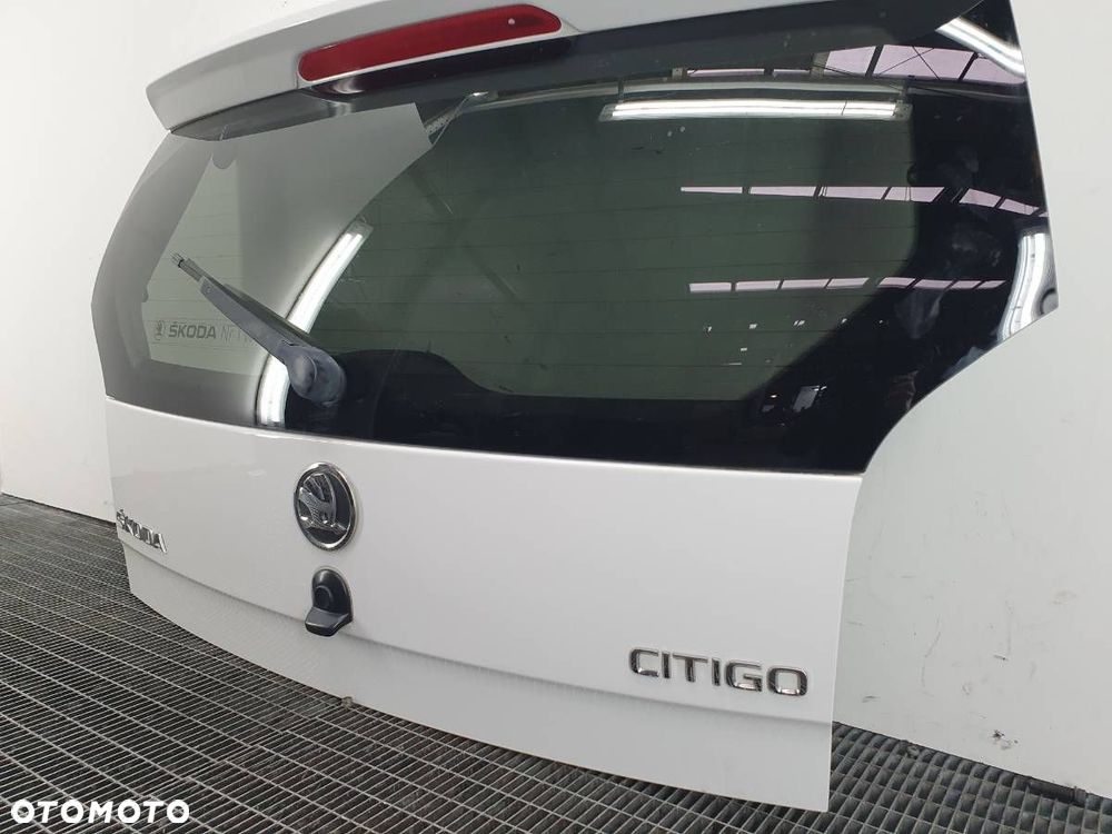 KLAPA TYŁ BAGAŻNIKA SZYBA SKODA CITIGO 2013 EUROPA BIAŁA - 4