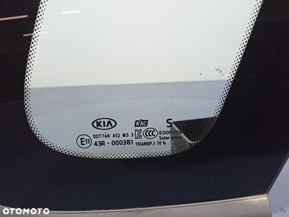 KIA OPTIMA IV JF SEDAN 15-20 SZYBA KAROSERYJNA TYŁ PRAWA - 2
