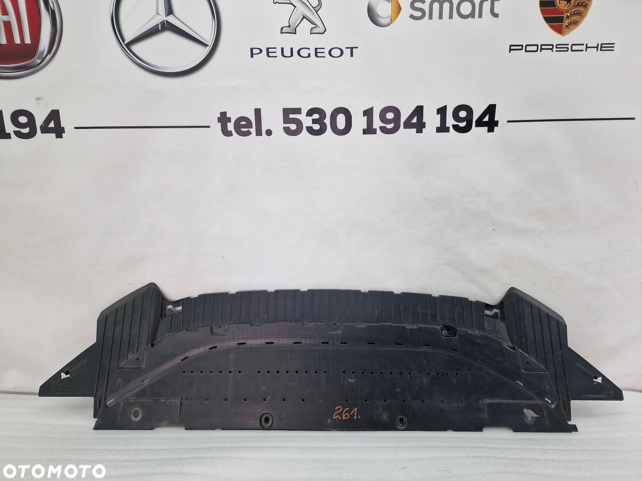 AUDI A6 C7 LIFT 4G0 14- S-LINE OSŁONA / PŁYTA POD ZDERZAK PRZEDNI PRZÓD , NR 4G0807611F , NR AUKCJI NSŁ261 - 1