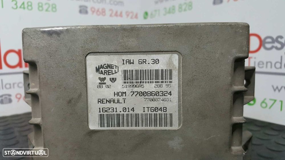 CENTRALINA DO MOTOR UCE RENAULT TWINGO (CO6) 1.3 CAT - 2