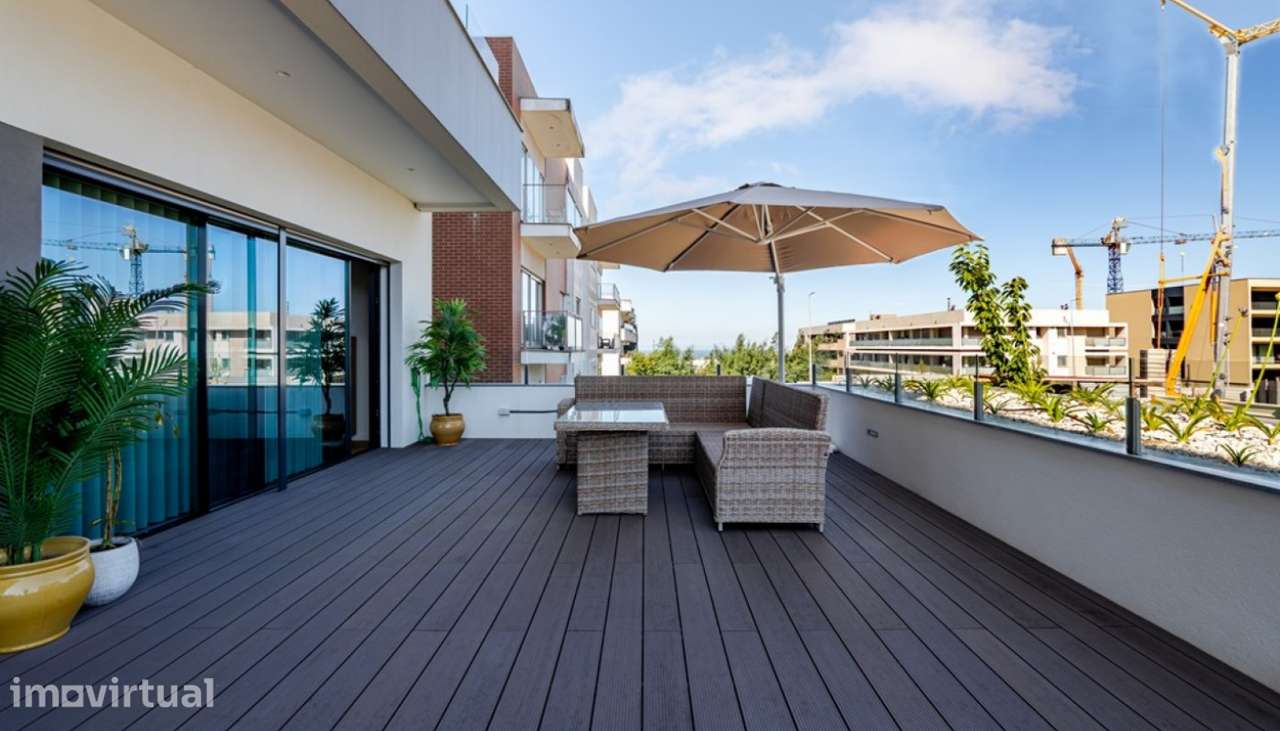 Apartamento T3 com amplo terraço à venda na Madalena em Gaia, Portug - Grande imagem: 2/41