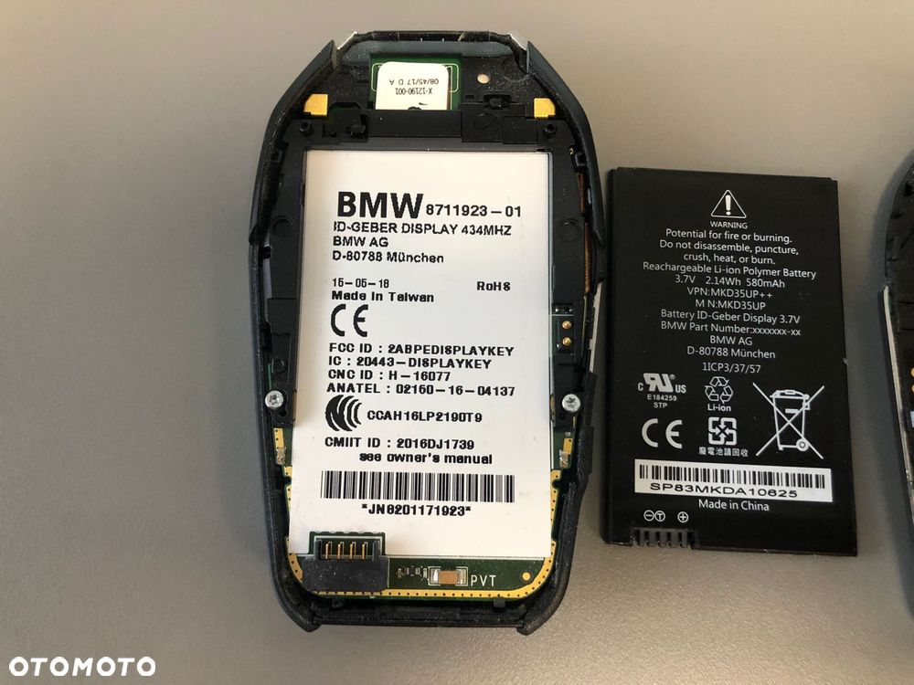 KLUCZYK DIGITAL KEY 8711923 BMW G32 G30 G11 ORYGINAŁ 434 MHZ 2018 - 6