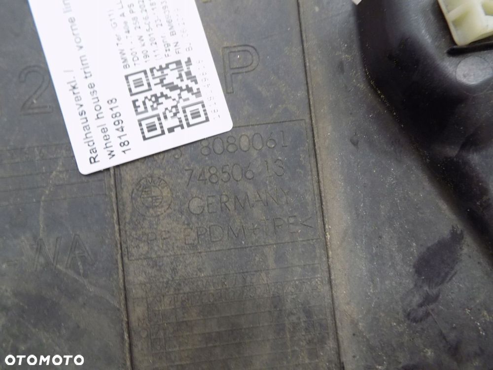 BMW 7 G11 G12 TRÓJKĄT NADKOLE PRAWE LEWE 8080061 8080062 M-PAKIET - 2