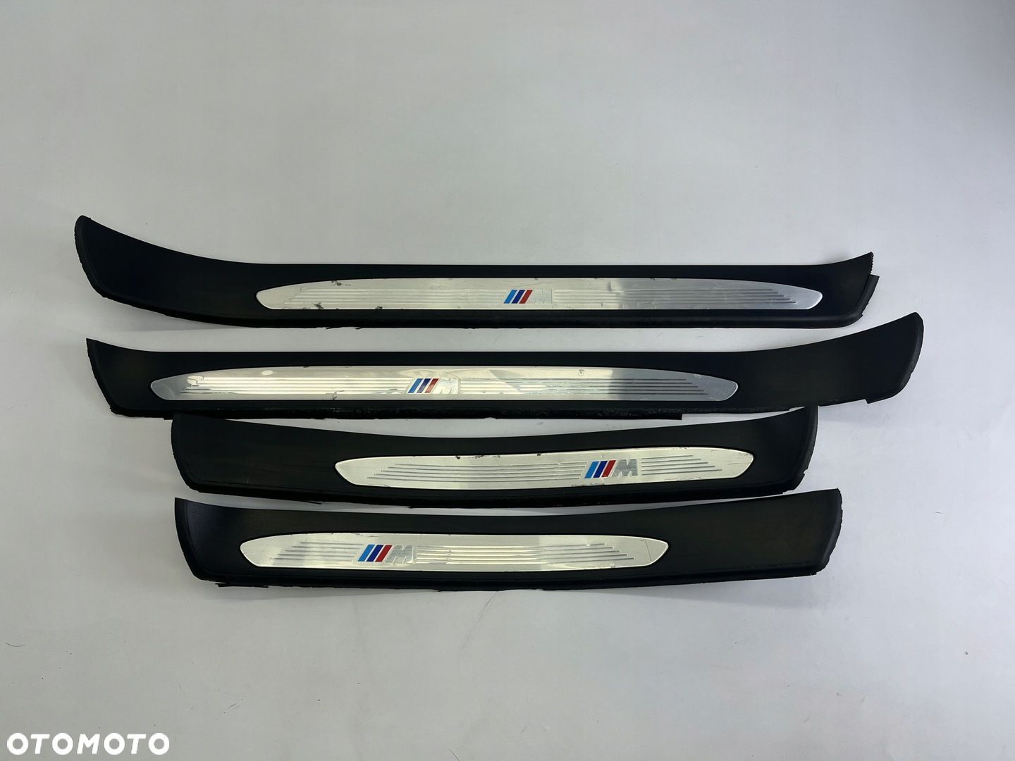 NAKŁADKI LISTWY PROGOWE WEWNĘTRZNE BMW E60 E61 M-PAKIET - 1