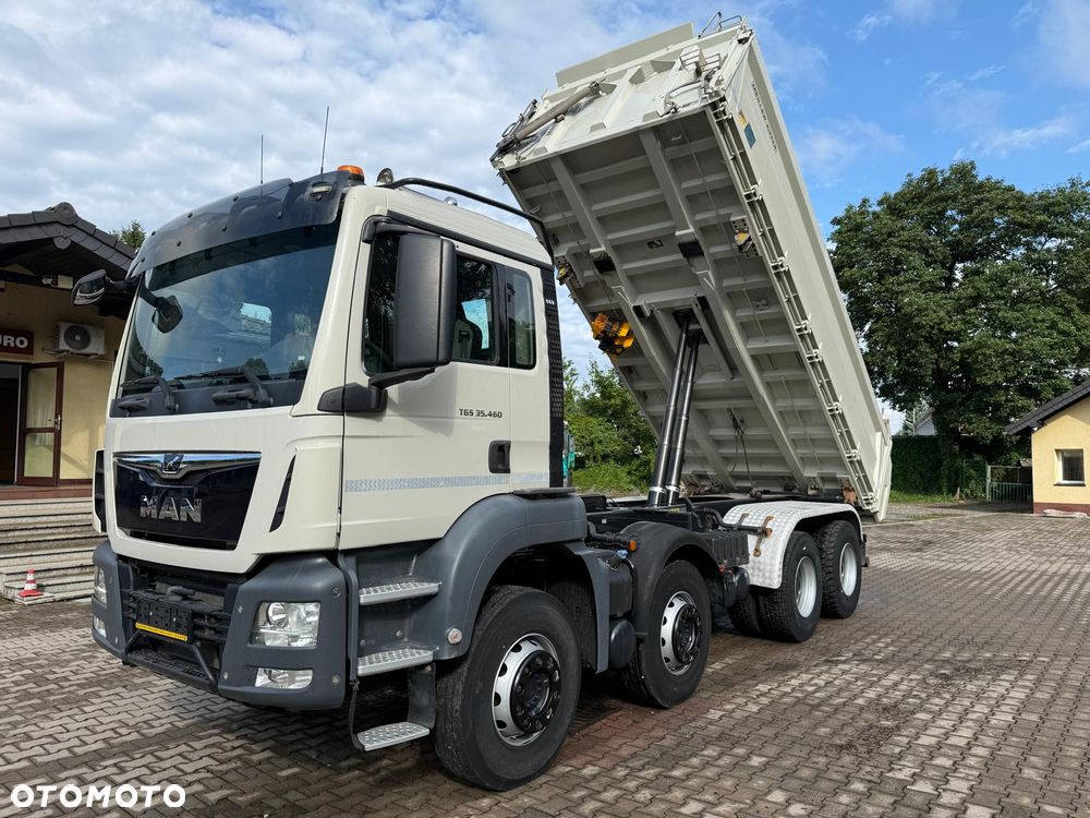 MAN 35.460 TGS wywrotka 8x4, 3-str. MEILLER, BORDMATIC, 302 t.km., TOP! - 5