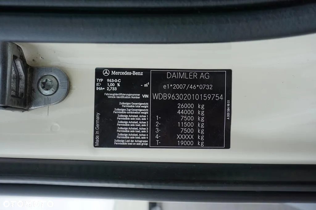 Mercedes-Benz ACTROS / 2540 / ACC / E 6 / ZESTAW PRZEJAZDOWY / CHŁODNIA + WINDA / 38 PALET - 11