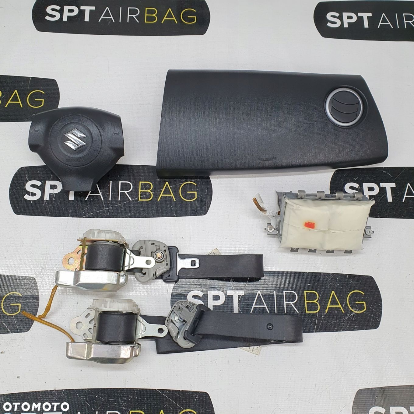SUZUKI SWIFT MK6 PODUSZKI AIRBAG AIR BAG PASY KIT SET - 1